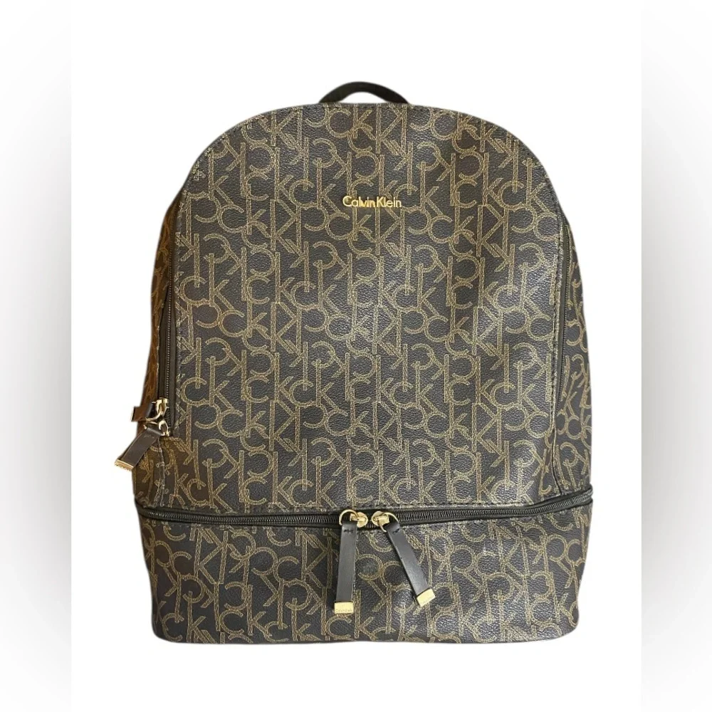 Calvin Klein Monogram Backpack - Picture 1 of 5
